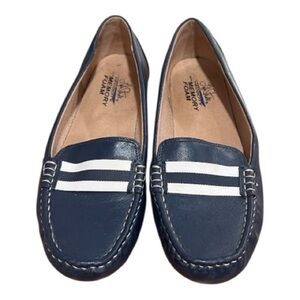 LifeStride‎ Womens Navy Loafers Size 11M Memory Foam Comfort Shoes